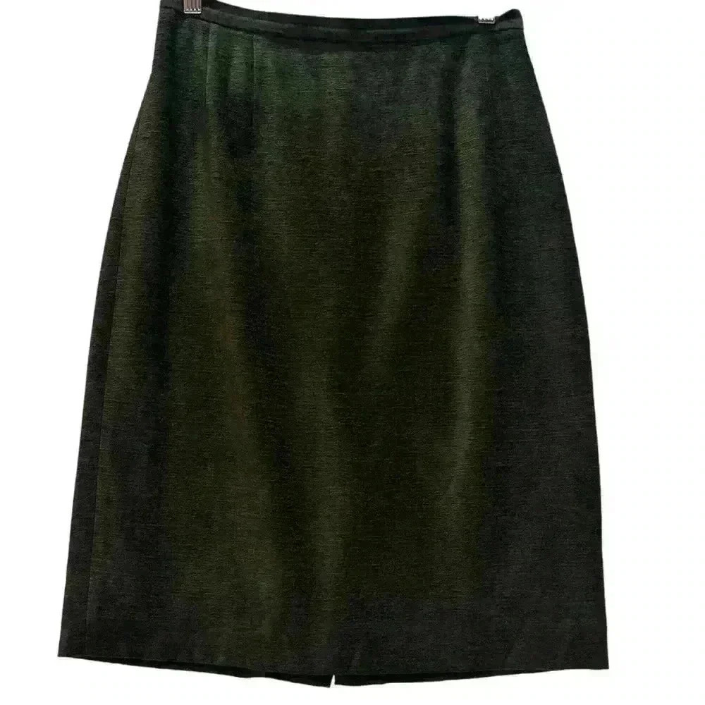 Kasper & Co ASL Vintage Green Viscose Blazer Jacket And Skirt Set Women’s Size 8 - Picture 9 of 16